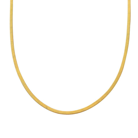 18K gold plated Stainless steel necklace, Intensity