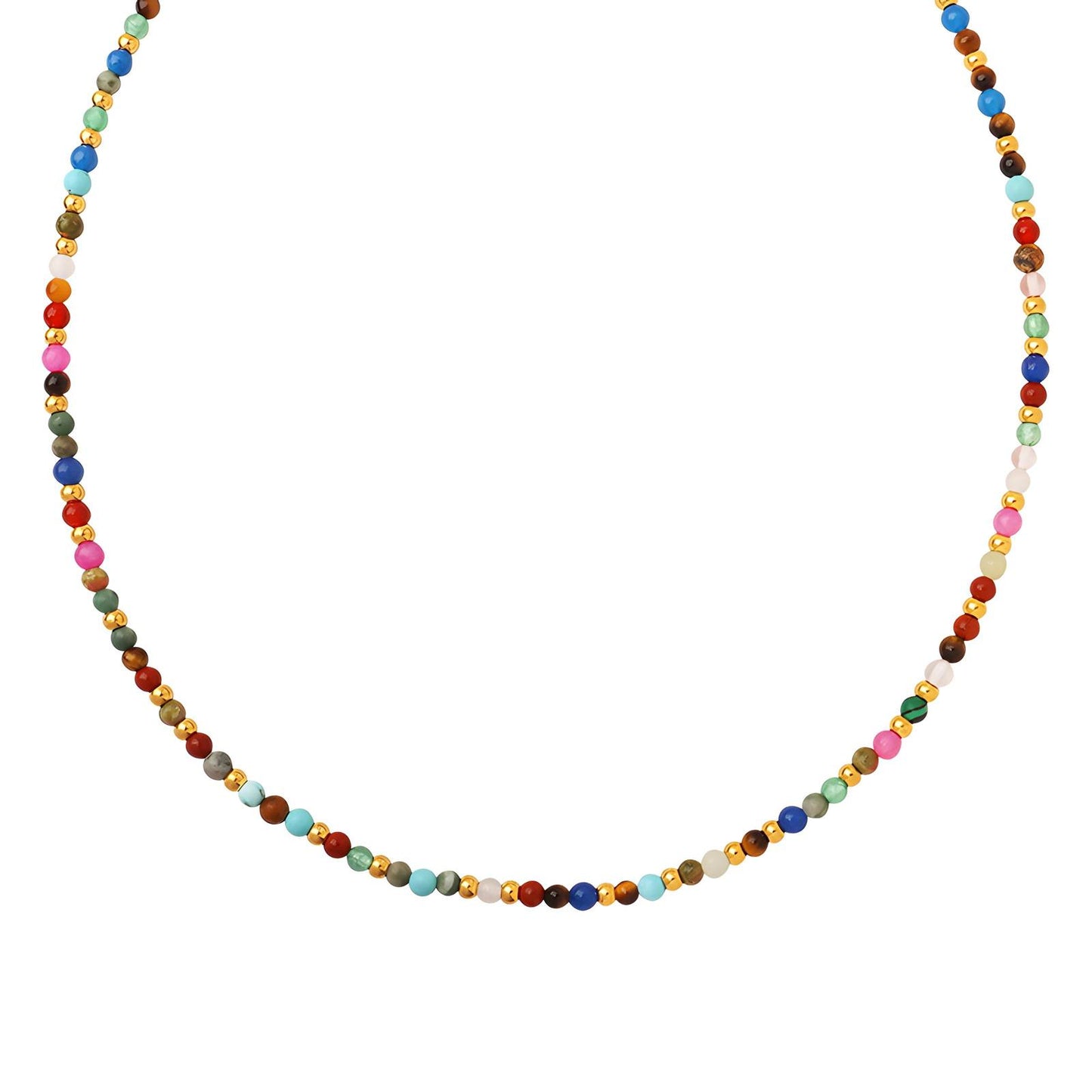 18K gold plated Stainless steel necklace, Intensity