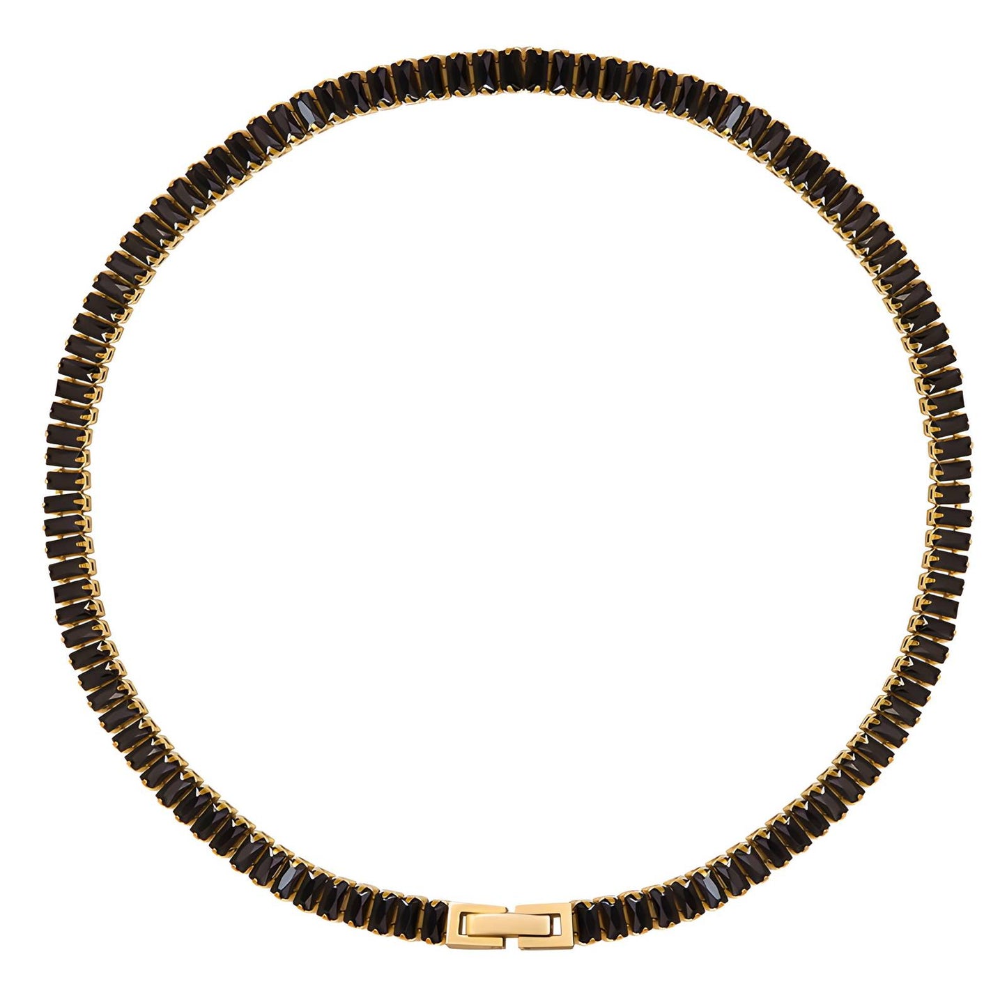 18K gold plated Stainless steel necklace, Intensity