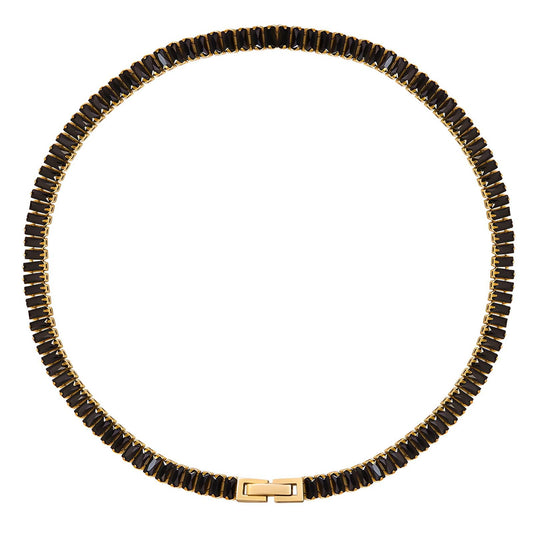 18K gold plated Stainless steel necklace, Intensity