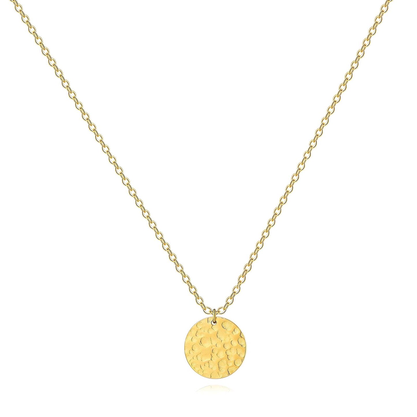 18K gold plated Stainless steel necklace, Intensity