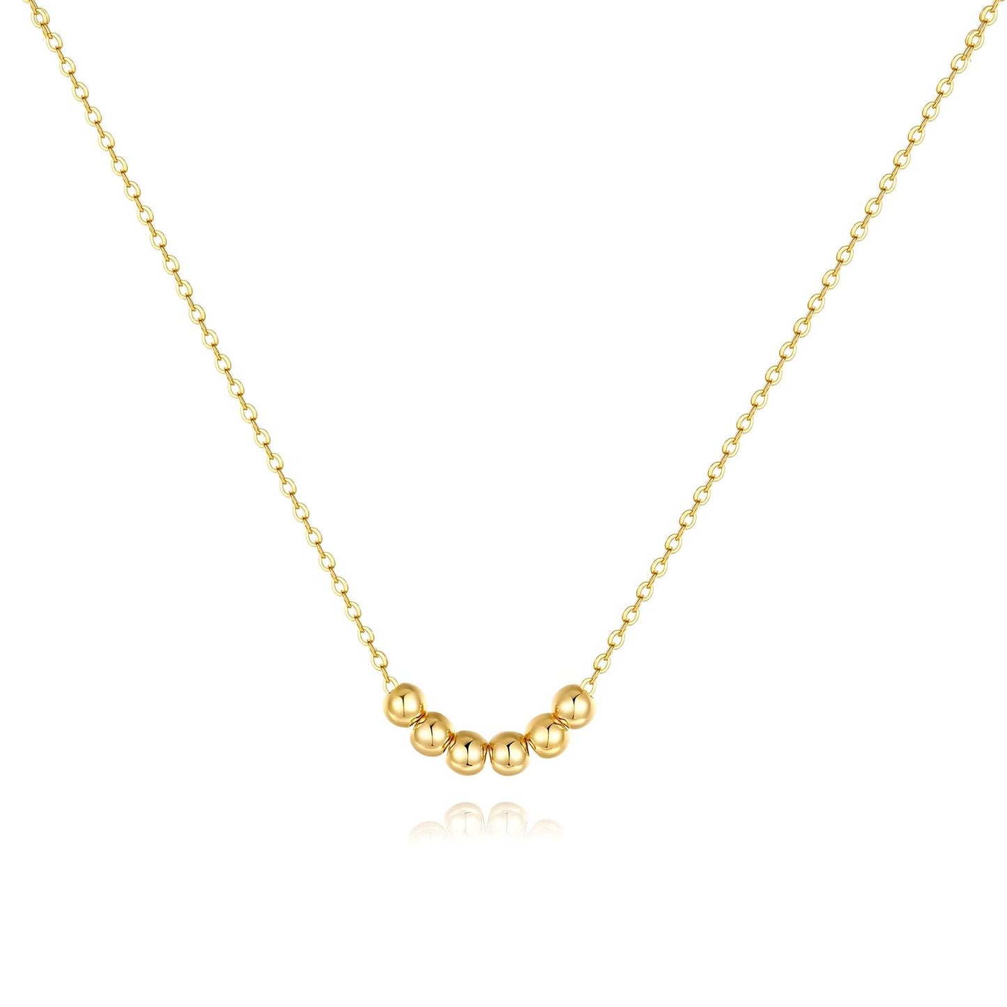 18K gold plated Stainless steel necklace, Intensity