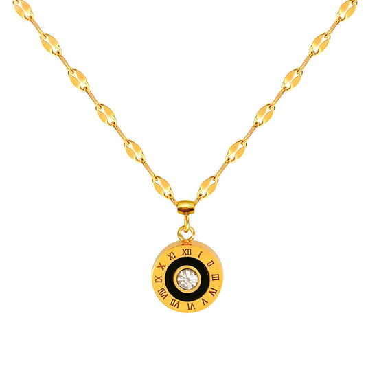 18K gold plated Stainless steel necklace, Intensity