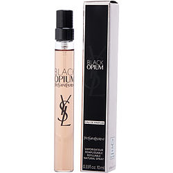 Black Opium By Yves Saint Laurent Eau De Parfum Refillable Spray 0.33 Oz Mini