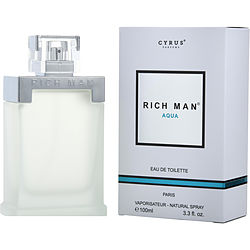 Rich Man Acqua By Cyrus Parfums Edt Spray 3.3 Oz