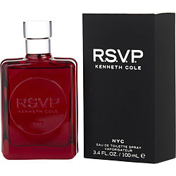 Kenneth Cole Rsvp By Kenneth Cole Edt Spray 3.4 Oz (red Bottle Packaging)