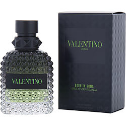 Valentino Uomo Born In Roma Green Stravaganza By Valentino Edt Spray 1.7 Oz