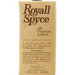 Royall Spyce By Royall Fragrances Aftershave Lotion Cologne 8 Oz