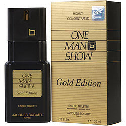 One Man Show Gold By Jacques Bogart Edt Spray 3.3 Oz