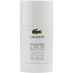 Lacoste Eau De Lacoste L.12.12 Blanc By Lacoste Pure Deodorant Stick 2.4 Oz