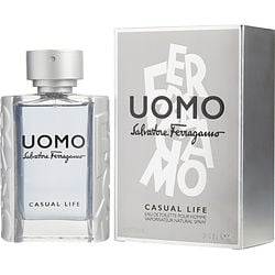 Salvatore Ferragamo Uomo Casual Life By Salvatore Ferragamo Edt Spray 3.4 Oz