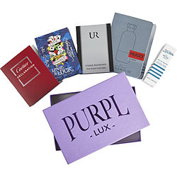 Purpl Lux Subscription Box For Men By  - $ur - $ed Hardy Love & Luck - $declaration - $jean Paul Gaultier Le Beau Male - $hugo Element