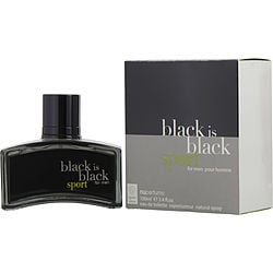 Black Is Black Sport  By Nuparfums Edt Spray 3.4 Oz