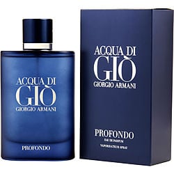 Acqua Di Gio Profondo By Giorgio Armani Eau De Parfum Spray 4.2 Oz