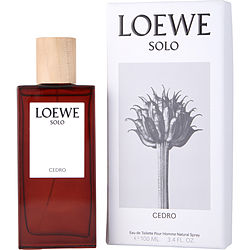 Solo Loewe Cedro By Loewe Edt Spray 3.4 Oz (new Packaging)