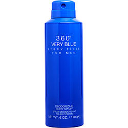 Perry Ellis 360 Very Blue By Perry Ellis Deodorant Body Spray 6 Oz