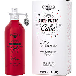 Cuba Authentic Flame By Cuba Edt Spray 3.3 Oz